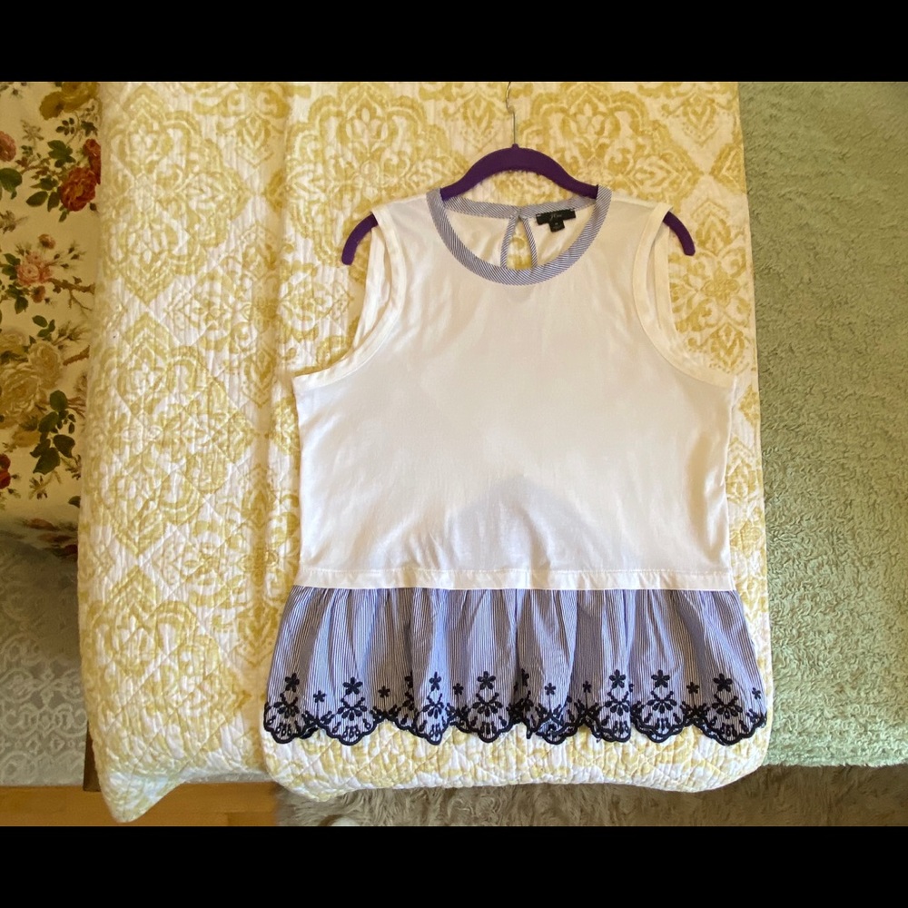 J Crew Baby Doll Sleeveless Top size Medium